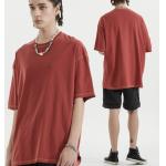 Custom Contrast Stitch Thread Blank T Shirts Short Sleeves 2XL No Label