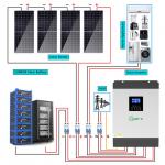 3Kw 5Kw 10Kw Complete Home Solar System LiFePo4 Home Solar Panel for sale