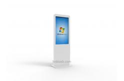 China 43 Inch Touch Screen Information Kiosk Ticket Vending With Vertical Ad Display supplier
