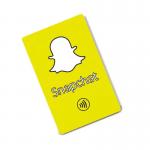 Snapchat NFC Ghost Keychain - Viral Snapcode Accessory - Eye-Catching Yellow Design - Tap-to-Connect Trendsetter for sale