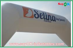 China Wind-resist White Inflatable Arch 400D Oxford Cloth for Advertising Campaign supplier