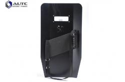 China Steel Ballistic Riot Shield , Protech Ballistic Plates Adjustable Rubber Grip Handle supplier