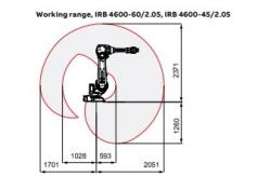 China Floor Mounted With 0.05mm Accuracy And 60Kg Industrial Robotic Arm supplier