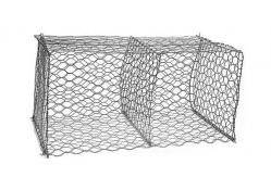 China 60x80mm Stone Cage Wire Mesh PET Polyester Slope Protection Gabion Wall Baskets supplier