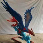 Eco friendly Realistic Animatronic Animals chinese mythical animal Jingwei