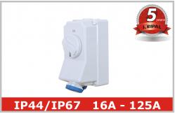 China IEC CEE Power Distribution Interlocked Socket with Machanical Switch supplier
