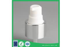 China Anodized aluminum emulsion pump 24/410 cosmetic bottle press powder pump head supplier