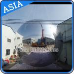 Silver Customized 8m Advertising Inflatable Commercial Mirror Balloon for sale