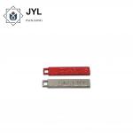 Anti Oxidation Etched Metal Sticker Labels Aluminum Nameplates ISO9001 Durable for sale