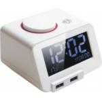 Digital Display Hotel Room Alarm Clocks Easy Using Adjustable Volume for sale
