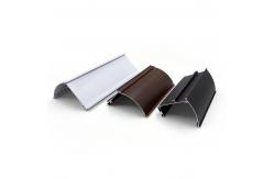 China T6 Architectural Aluminium Profiles Venetian Blind Components Curtain Rail Material supplier