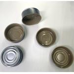 D65X27mm , 50g Round Shape Vintage Tobacco Tin Cans With Customized Color Lables Or Printing for sale