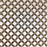 Anti Corrosion Architectural Brass Mesh Round Wire And Flat Wire Intersect for sale