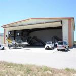 Q235B Structural Steel Hanger Fire Resistance Prefabricated Hangars for sale