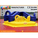 Amusement Park Commercial Inflatable Slide / Blow Up Bounce House for sale