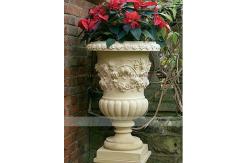 China Carved Granite Marble Flowerpot (YKFP-26) supplier