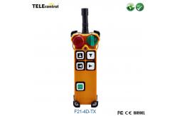China telecontrol 4 pushbuttons crane remote controller F21-4S transmitter supplier
