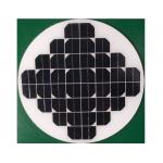Water Pump System Round Solar Panel 3.2mm Thickness Low Iron Tempered Glass for sale
