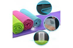 China Plain Microfiber Cooling Towel Reusable Hand Wash Cooling Towel For Instant Refreshment supplier