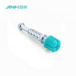 Minifix Spreading Bolt Connector Fastener | Cold Rolled Steel & Nylon | 36mm Length | Fluted Grip Design | For Cabinet/Wardrobe Panel Furniture Assembly (JH-2147)​ for sale
