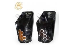 China LDPE Honey Sachet Packaging Rohs Protein Powder 500g Stand Up Pouch With Nozzle supplier