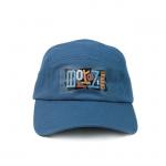 Twill 5 Panel Camper Hat With Screen Printed Nylon Webbing for sale