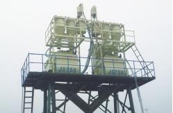 China Easy To Use Electric JS1000 Concrete Mixer For Cement Plant Equipments supplier