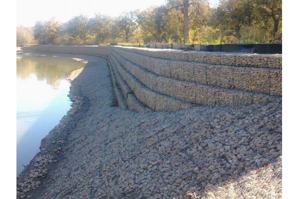 Reinforced Gabion Wire Mesh Solid Structure High Tensile Gabion Basket Fence