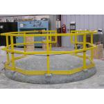 High Structural Cylinders FRP Handrail Round Fence On Top Of Tanks 36-96inch