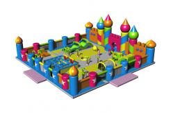 China Customized Waterproof 1000D Tarpaulin Inflatable Theme Park supplier