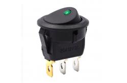 China LED Lamp 12v 20A Rocker Power Switch 3pin Round Automobile Refit supplier