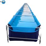Hot sell waterproof sunscreen rectangular live fish farming tank pond