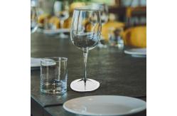 China Sublimation Neoprene Wine Glass Coaster Custom Neoprene Sublimation Blanks Glass Wine Coaster supplier