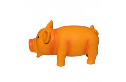 China 6 Inch Latex Pig Chewing Sound  Latex Pet Toy  For Aggressive Chewers supplier
