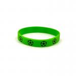 Slogan Watchword Printed Silicone Bracelets Custom Football Fans Sports Silicone Wristbands
