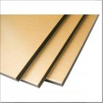 Aluminum-Finished Composite Panel 5.5kg/m2 Silver/Goden/Black/Tea 3mm for sale