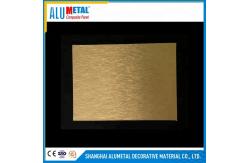 China 4mm Polished AA3003 Brushed Aluminum Composite Panel Sheet 1220MM supplier