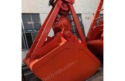 China 5CBM 2 Ropes Hydraulic Clamshell Grab Q345B Mechanical Grab For Excavator supplier