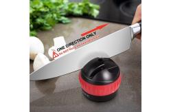 China 2 Step Knife Sharpener With Suction Pad , Manual Kitchen Knife Sharpening Tool supplier
