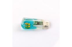 China Plastic USB Stick Inside Put Liquid Usb Flash Drive Customized Boat Inside supplier