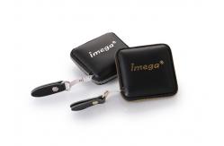 China Retractable Square Measuring Tape PU Leather Debossing Logo Metal supplier