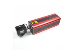 China 30w Barcode Overprinter / Co2 Laser Coding Machine For Leather supplier