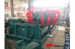 China Linear Motion Round Drilling Mud Desander Desilter Remove Solids supplier
