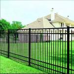 Metal Galvanized Picket Wrought Iron Fence Modern for sale