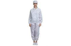 China Waterproof Anti Static Coverall ESD Lint Free Reusable clean room overall supplier