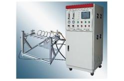 China IEC60331-11 Wire & Cable Resistance To Fire Mechanical Shock Tester / Flammability Test Chamber supplier