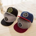 ODM 100% Cotton Fashional flat Brim Baseball Hat Korean Hip Hop Cap for sale