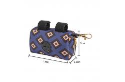 China Neoprene Dog Waterproof Pet Dispenser Bag Folded Pet Travel Accessories With Hook supplier