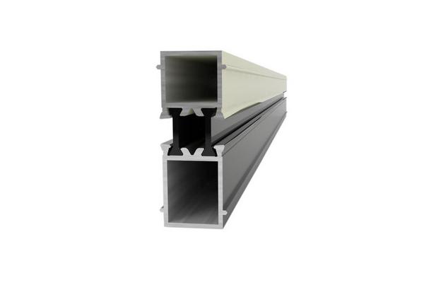 Powder Painted Aluminum Window Extrusion Profiles For Double Glazing Casement Window