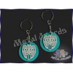 Professional Creative Custom Plastic Medallions For PVC Keychain Making for sale